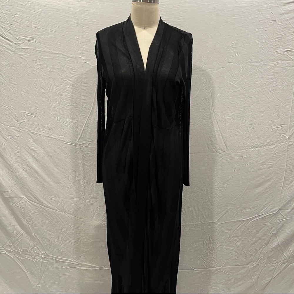 Elegant Black Long Sleeve Dress